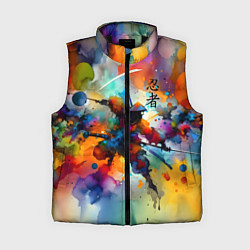 Женский жилет Ninja - watercolor impressionism