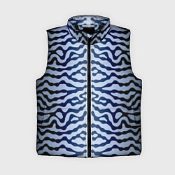 Женский жилет Атлантическая скумбрия кожа, цвет: 3D-черный