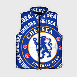 Женский жилет Челси надписи по кругу и логотип, цвет: 3D-черный