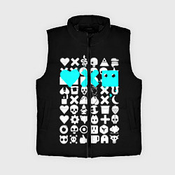 Женский жилет Love Death and Robots синий, цвет: 3D-черный