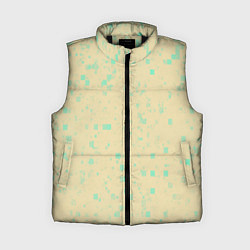 Женский жилет Color beige turquoise, цвет: 3D-черный