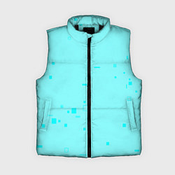 Женский жилет Color light blue shapes