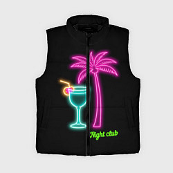 Женский жилет Night club, цвет: 3D-черный