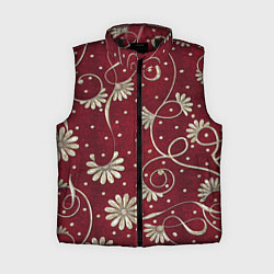 Женский жилет Красный бархат