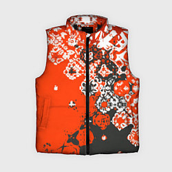 Женский жилет Красно-черная метаморфоза