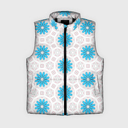 Женский жилет Цветочно-геометрический узор