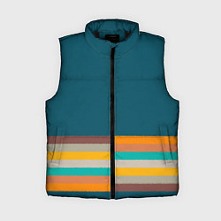 Женский жилет Индиго и шумовой градиент заката с текстурой