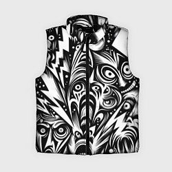 Женский жилет Lightnings and faces - ai art fantasy