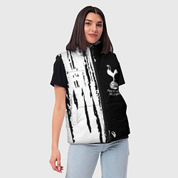 Женский жилет Tottenham Hotspur белые краски, цвет: 3D-черный — фото 2