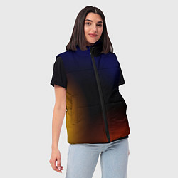 Женский жилет Color black red blue, цвет: 3D-черный — фото 2