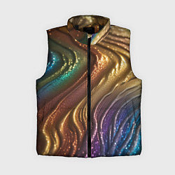 Женский жилет Сморщенные складочки жидкости