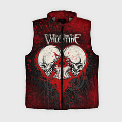 Женский жилет BFMV: Duo Skulls, цвет: 3D-светло-серый