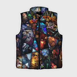 Женский жилет Dota 2: All Pick, цвет: 3D-светло-серый