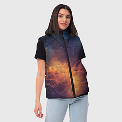 Женский жилет Космос, цвет: 3D-светло-серый — фото 2
