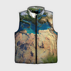 Женский жилет Земля, цвет: 3D-светло-серый