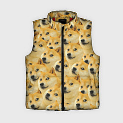 Женский жилет Doge, цвет: 3D-красный