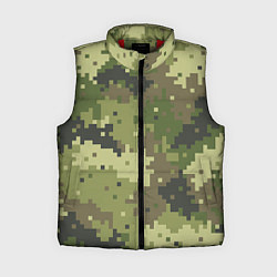 Женский жилет Хаки, цвет: 3D-красный