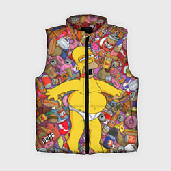 Женский жилет Рай Гомера, цвет: 3D-красный