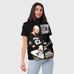 Женский жилет System of a Down, цвет: 3D-красный — фото 2