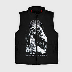 Женский жилет BMTH: Skull Pray, цвет: 3D-красный