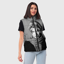 Женский жилет Дэвид Боуи, цвет: 3D-светло-серый — фото 2