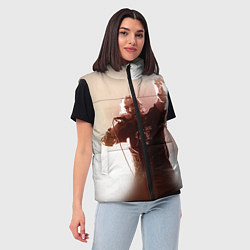 Женский жилет Горшок, цвет: 3D-светло-серый — фото 2