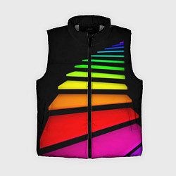 Женский жилет Радужная лестница