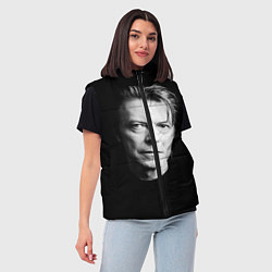 Женский жилет David Bowie: Black Face, цвет: 3D-черный — фото 2