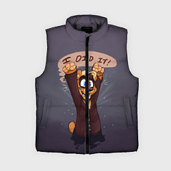 Женский жилет Five Nights: I Did It, цвет: 3D-черный
