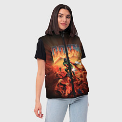 Женский жилет DOOM: 1993, цвет: 3D-черный — фото 2