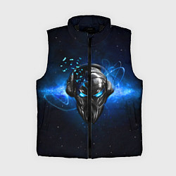 Женский жилет Pirate Station: Blue Space, цвет: 3D-черный