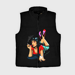 Женский жилет Pulp Fiction: Mia Wallace, цвет: 3D-черный