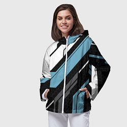 Ветровка с капюшоном женская Vulcan 2 0 - Вулкан, цвет: 3D-белый — фото 2