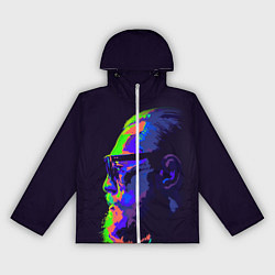 Ветровка с капюшоном женская McGregor Neon, цвет: 3D-белый