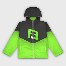 Ветровка с капюшоном женская FlipSid3 Uniform, цвет: 3D-белый