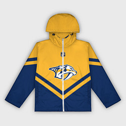 Ветровка с капюшоном женская NHL: Nashville Predators, цвет: 3D-белый