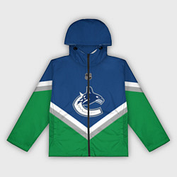 Ветровка с капюшоном женская NHL: Vancouver Canucks, цвет: 3D-черный