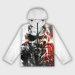 Ветровка с капюшоном женская Metal gear solid 5, цвет: 3D-черный