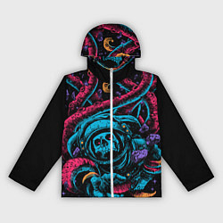 Женская ветровка Космический осьминог