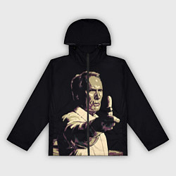 Ветровка с капюшоном женская Гран Торино, цвет: 3D-черный