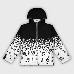 Женская ветровка Поглощение музыкой