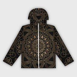 Женская ветровка Золотая мандала