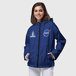 Ветровка с капюшоном женская NASA: Special Form, цвет: 3D-черный — фото 2