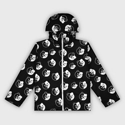 Ветровка с капюшоном женская MONOKUMA, цвет: 3D-белый
