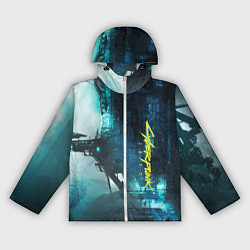 Женская ветровка Cyberpunk 2077: Techno