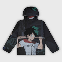 Ветровка с капюшоном женская Изуку, цвет: 3D-черный