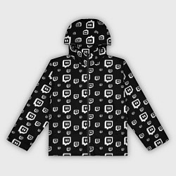 Женская ветровка Twitch: Black Pattern