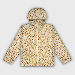 Ветровка с капюшоном женская Блин, цвет: 3D-белый