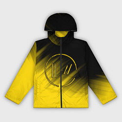 Ветровка с капюшоном женская TWENTY ONE PILOTS, цвет: 3D-черный