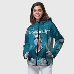 Ветровка с капюшоном женская Король и Шут Анархия спина, цвет: 3D-черный — фото 2